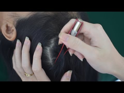 ASMR Scalp Scratching Massage, Hair Parting With Tingly Hair Sounds For Relieve Stress