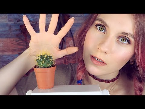 ASMR sleep hypnosis 🌵 relaxing CACTUS SOUNDS & ear touching 😱 layered inaudible - SR3D MIC TEST