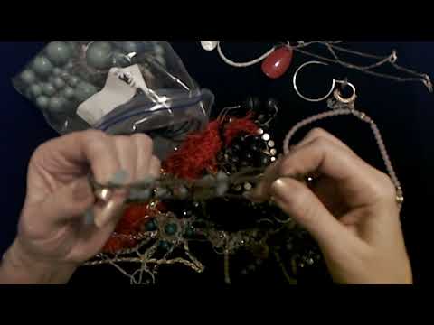 ASMR | Bulk Jewelry Show & Tell w/Untangling (Whisper)