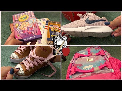 ASMR| LO-FI Back to School Haul - Tapping/ Fabric Sounds