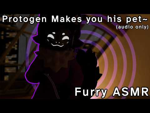 [Furry ASMR] Protogen roommate finds out you're a good boy and makes you his pet~ (M4M)