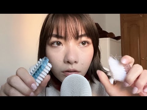 ASMR 眠くなるマイクトリガー ♡ mic triggers