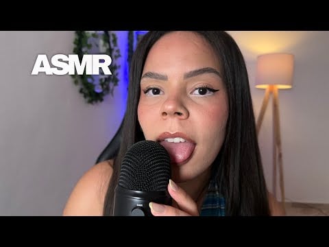 ASMR 4 HORAS SONS DE BOCA, Cliques de Língua, Estalos… (Durma A Noite Toda)