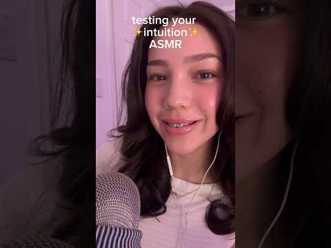 part 2!!! #asmr #tingles #visualtingle #intuition