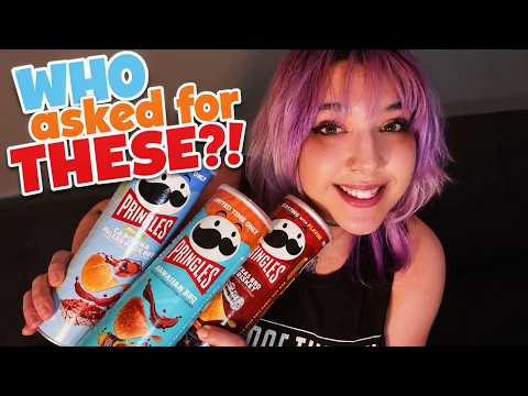 Weird Pringles Taste Test (Brutally Honest ASMR)