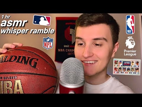 ASMR | 1 Hour of PURE Sports Whisper Rambles (nba, nfl, mlb trade deadline)