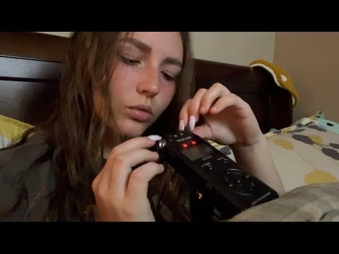 TASCAM Ear Tapping, Gripping & Mouthsounds/inaudible Whispers | ASMR FOR YOU