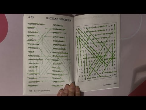 ASMR Doing #53 In Word-Finds