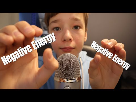 ASMR Plucking & Brushing Away Your Negative Energy