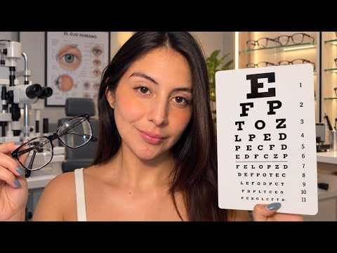ASMR EXAMEN DE VISTA COMPLETO 👁️ RP MEDICO