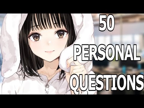 [ASMR] Asking You 50 Personal Questions (hushed voice, keyboard typing)