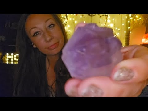 Instant calm & sleep ASMR sound triggers crystal reiki, words of kindness for peace #asmrforsleep