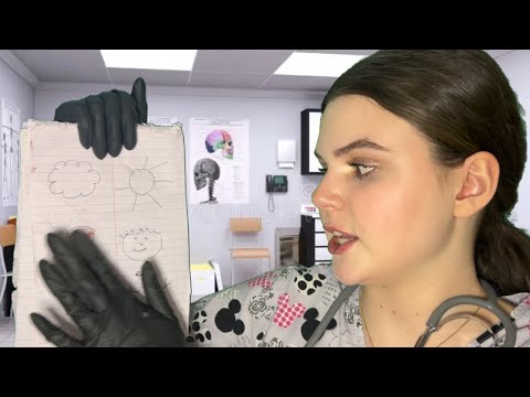 ASMR cranial nerve exam!! 🩺🩻👩‍⚕️