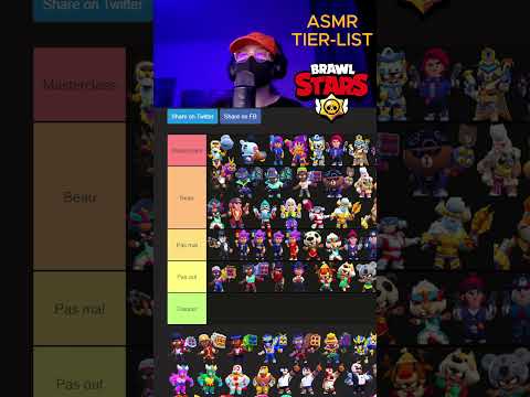 ASMR TIER-LIST SUR BRAWL STARS ! 😴#asmr  #brawlstarsgame #brawlstars #gaming #fortnite #gamergirl