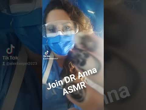 out now zombie dentist #asmrtapping #sleepsounds #nurse #roleplay #asmrmedical