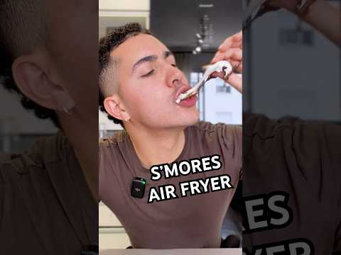 S’MORES NA AIRFRYER! #asmr