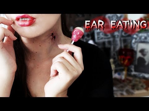 ASMR EAR EATING  👄🎃