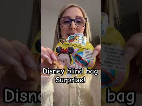 ASMR opening blind bag Disney tsum tsum shimmer story set series 1 - crinkles & tapping, whispered