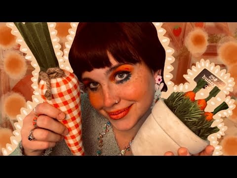 ASMR Autistic Carrot Patch 🥕🐰👩🏼‍🌾 ( country accent, tingly, neurodivergent friendly)