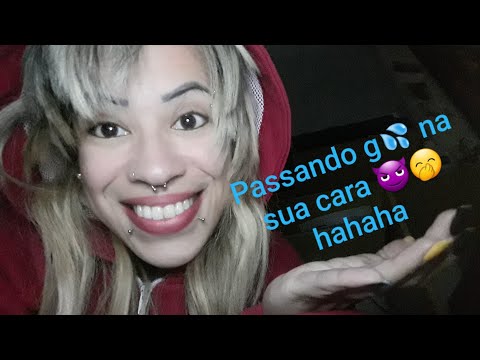 ASMR 🙈😳 Passando objetos na sua cara (na tela)