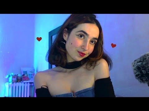 ASMR ❤️¿Pasamos el ratito juntos? ࿔*:･Mouth Sounds y Te hablo SUAVE Para DORMIR