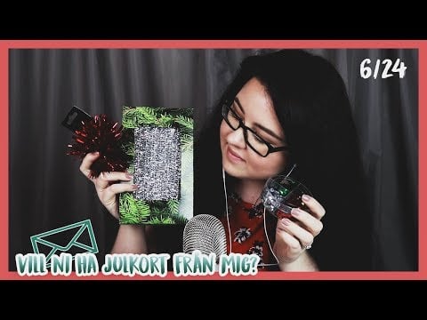Josefin ASMR's Julkalender 6/24 | Jultriggers - Tapping Crinkle Scratching