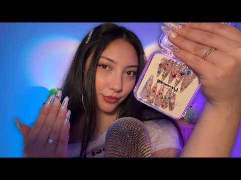 Over-explaining my top 10 favourite press on nails for ASMR