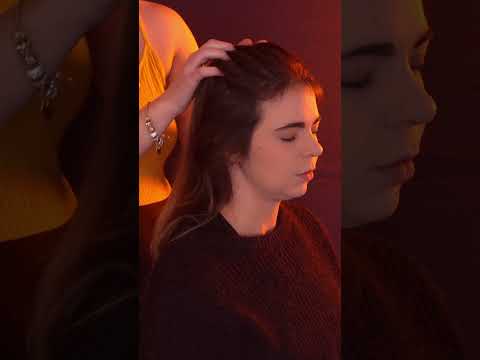 asmr swedish scalp massage on a real person