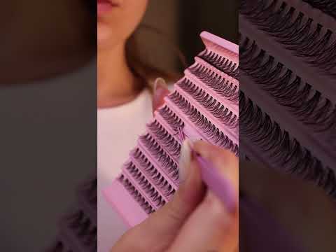 ASMR Lash salon 🌸💗  #asmr #notalking #visualtingle #triggersforsleep #layeredsounds #relax