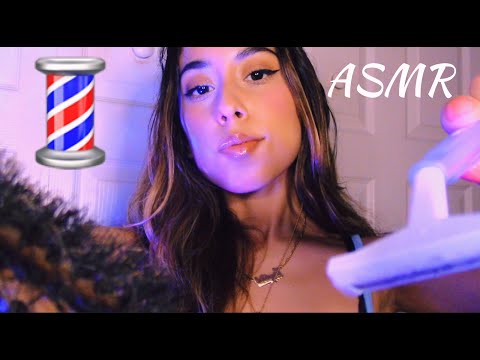 ASMR💈Barbershop RolePlay (Relaxing Beard Trim)