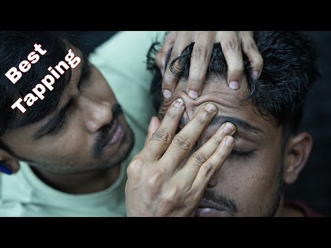 Awesome Tapping & Scratching ASMR Head Massage For Deep Sleep | Indian Barber Head Massage ASMR