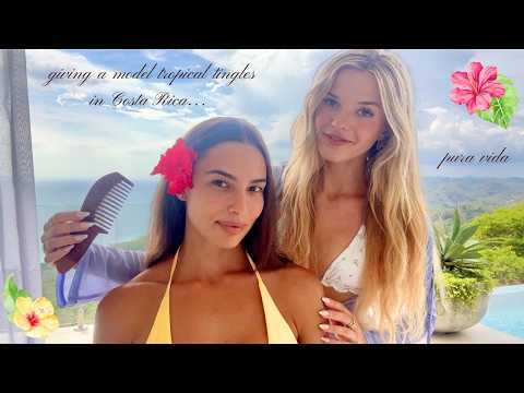 ASMR With My Model Friend In Costa Rica ♡ Gentle Hair Play & Tropical Guided Relaxation ⋆˙⟡