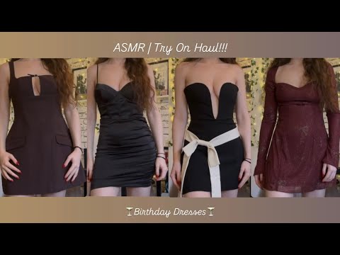 ASMR | Birthday Dress Try On Haul 