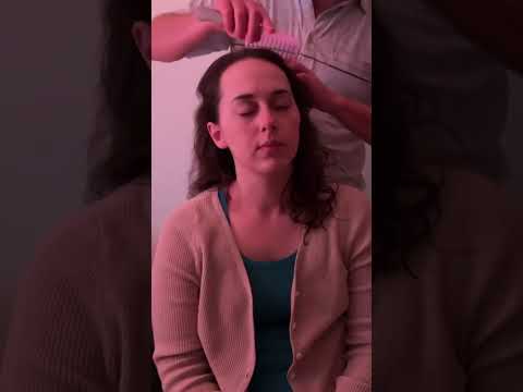 ASMR Hair Combing Head Massage #scalpmassage #asmr #realpersonasmr #sleep