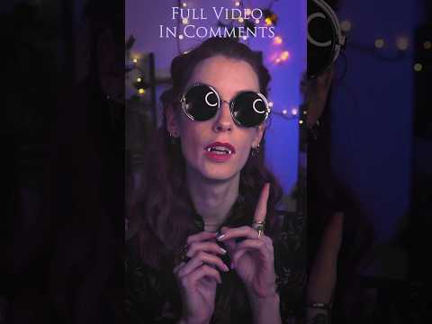 ASMR | Vampire Optometrist 👓 Eye exam, Sunglasses Frames Fitting #asmr #shorts #shortvideo