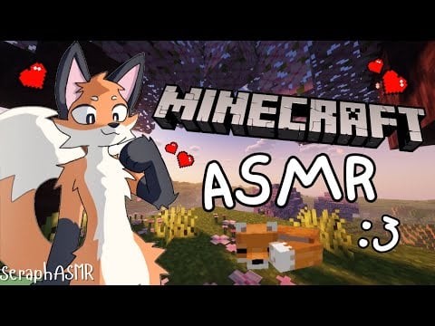 [Furry ASMR] Minecraft Fox find and comforts you to sleep :3 [Sleep-aid] [Soft-spoken] [Whispering]
