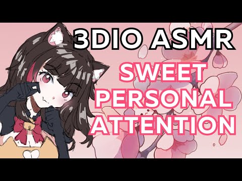 asmr stream #35 🌸 (3DIO - sweet personal attention)