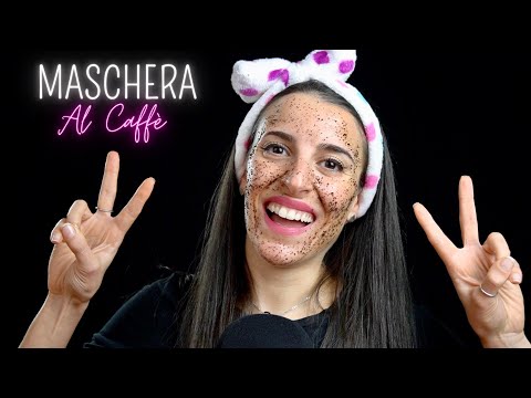 ASMR | TI RILASSO con la mia MASCHERA FAI DA TE al CAFFÈ 💤