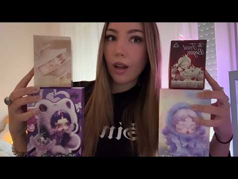 ASMR Popmart Blind Box Unboxing ♡ (close up, tapping...)