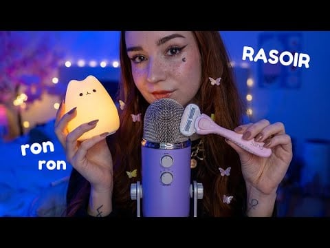 ASMR Rasoir, Ronronnement, Inaudible 🤤🪒