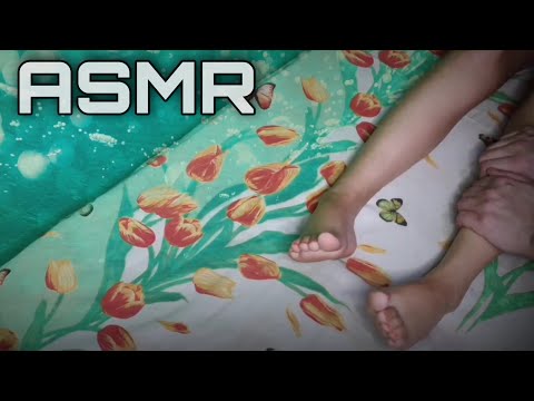 АСМР МАССАЖ МОИХ НОЖЕК | ASMR FOOT MASSAGE