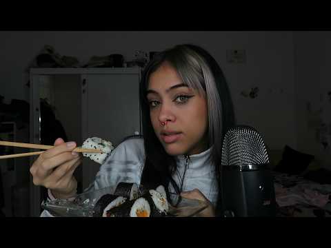 ASMR SUSHI MUKBANG VEGETARIANO 🍣