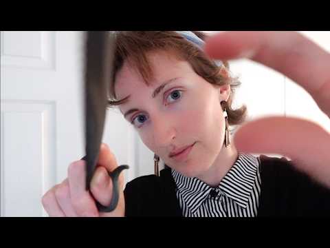 ASMR No Hair Trim (soft spoken, sectioning your hair, brushing, cutting sounds, lo-fi)