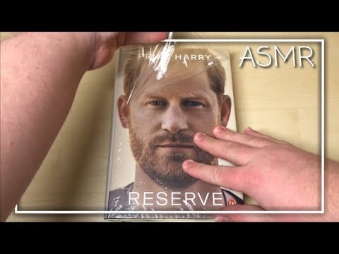 ASMR || Prince Harry Book: Spare Unboxing 👑📚 (No microphone used / No talking)