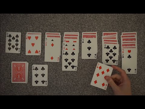 [ASMR] A Relaxing Game of Solitaire