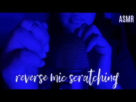 ASMR Reverse Mic Scratching with Natural Nails ~ Nail Backs (No Talking)