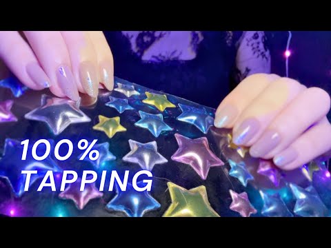 ASMR Delicate and Soothing Tapping🌟for Sleep(No talking,No mouth sounds)