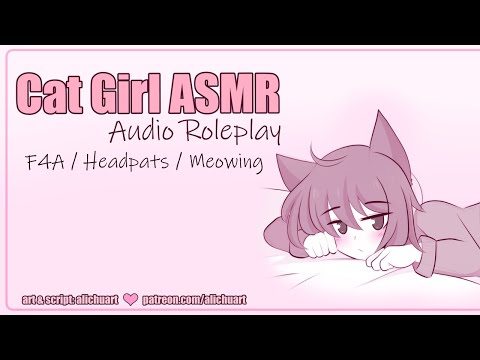 Your Lazy Neko Attempts To Comfort You | ASMR Roleplay [F4A] [Cat Girl] [Meow, Nya] [Head Pats]