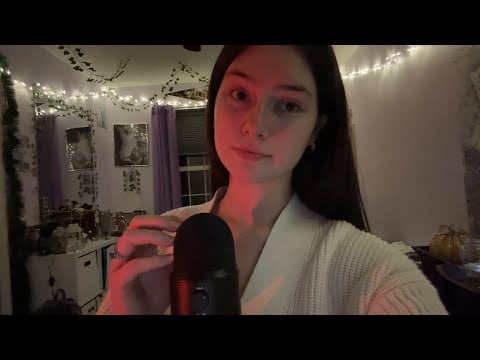 ASMR Mic Triggers + Personal Attention | Slow Up-Close Whispers🎙️💕