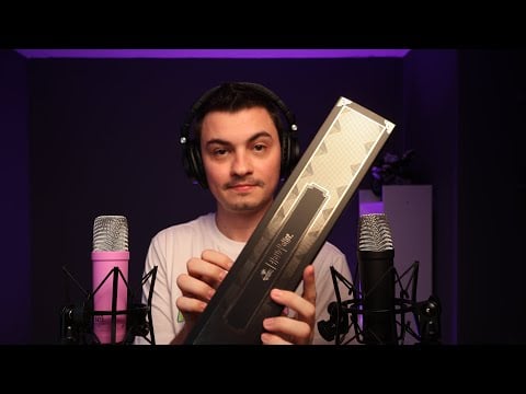 ASMR | Unboxing The Dark Lord’s Wand 🖤 (Taps, Crinkles, Whispers)